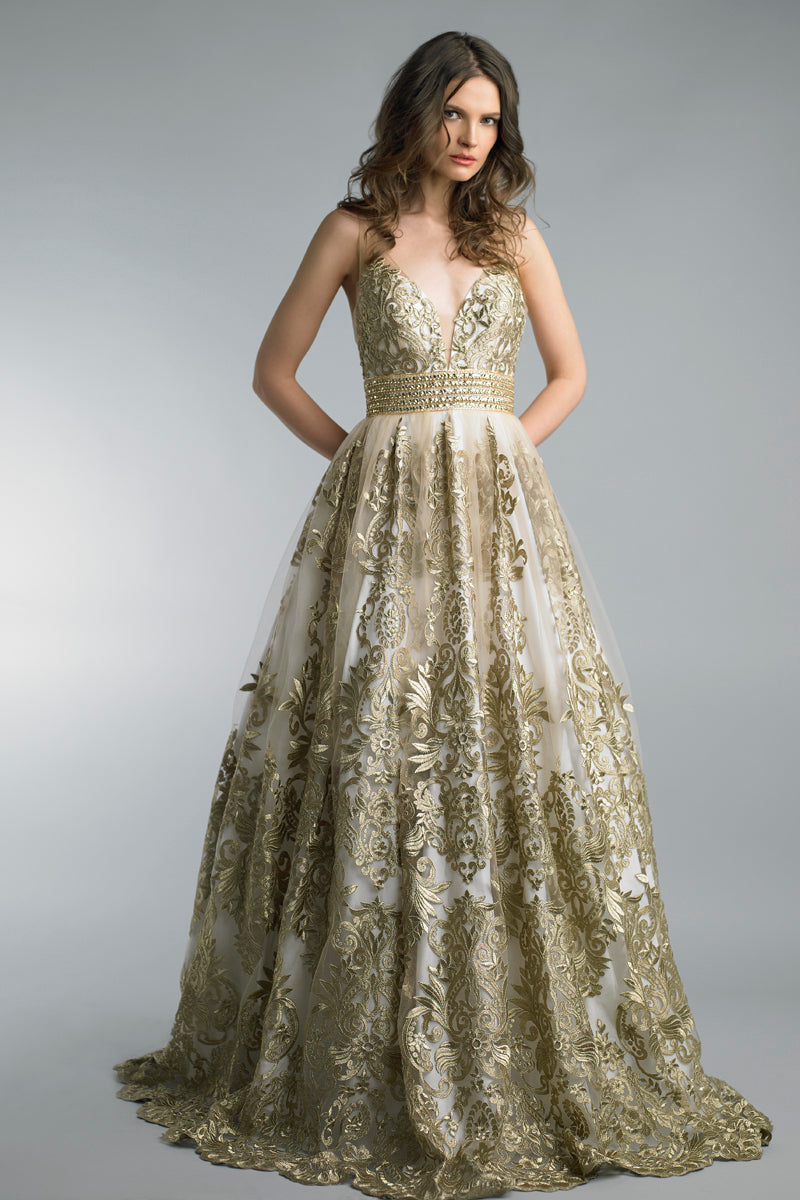 basix black label sequin dress D1805L - SILVER Sequined Sweetheart Column Gown