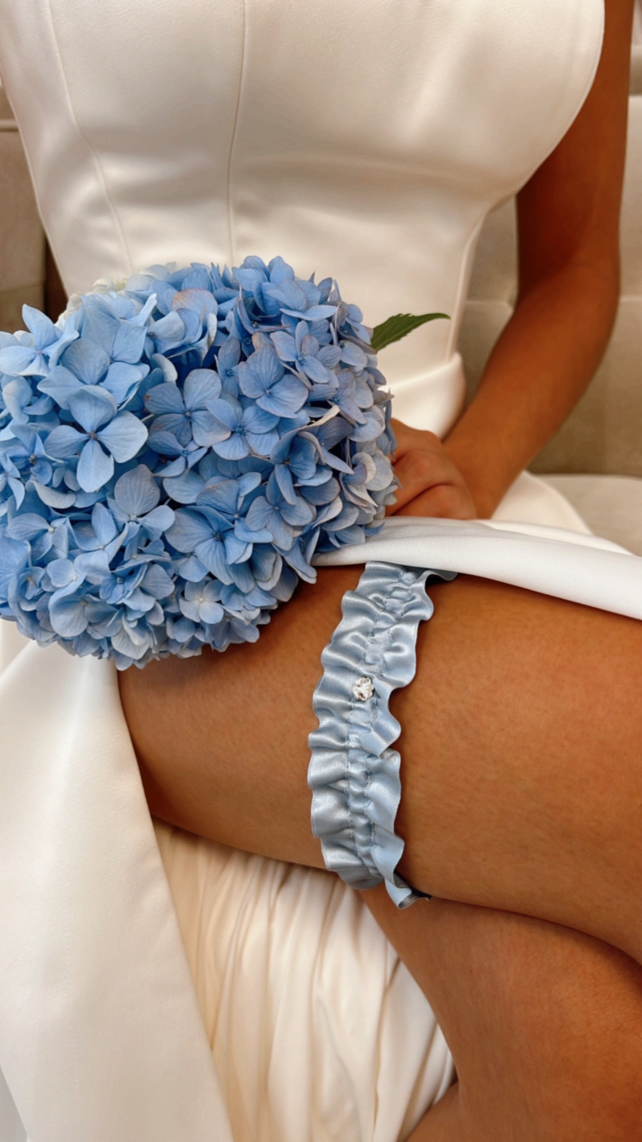 The Tradition of the Blue Wedding Garter