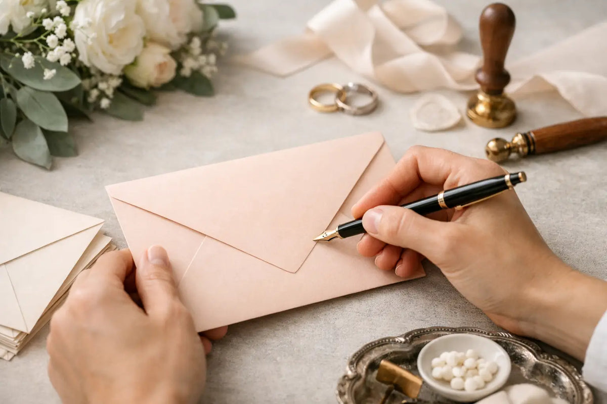 How to Address Invitation Envelopes for Weddings