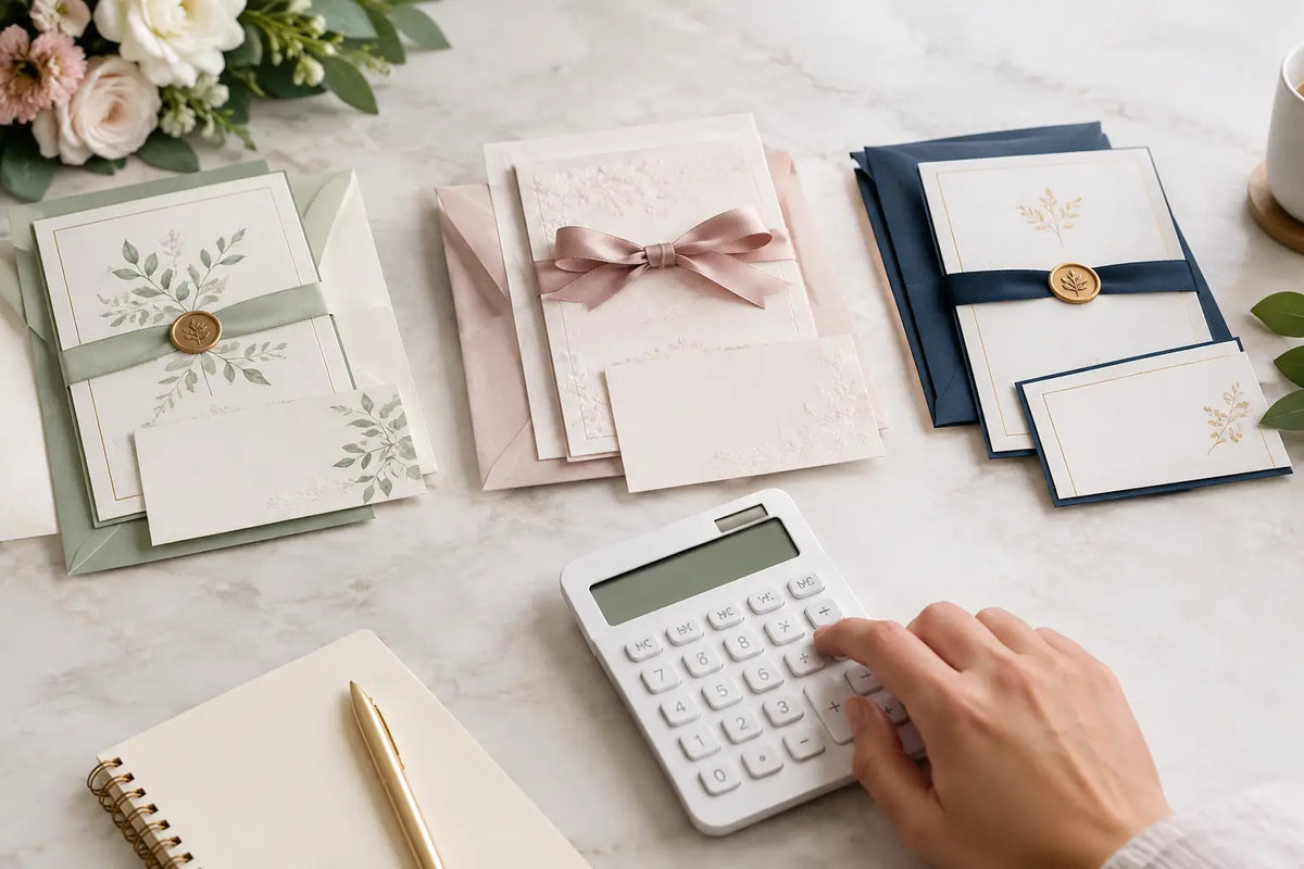 Stationery Pricing Comparison for Wedding Suites