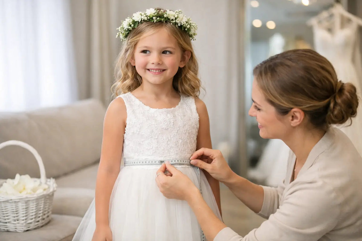 Flower Girl Sizing for a Comfortable Fit