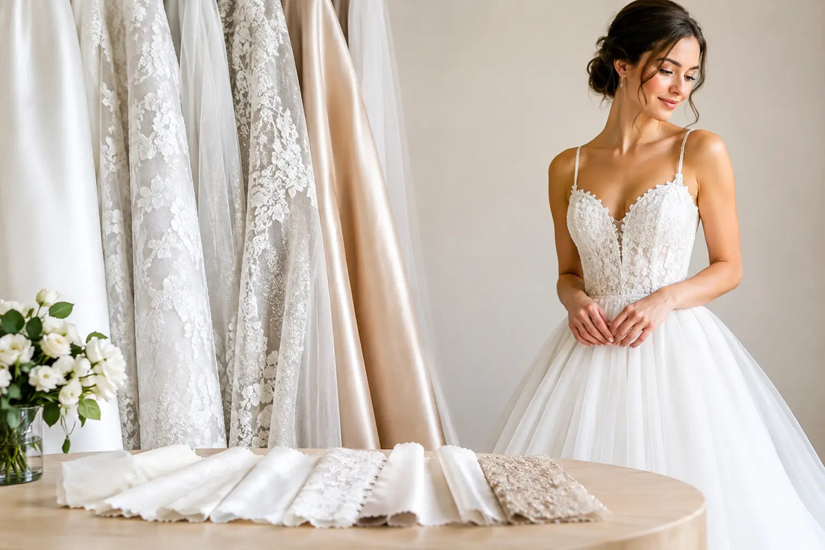 Wedding Dress Fabrics for Every Bridal Style