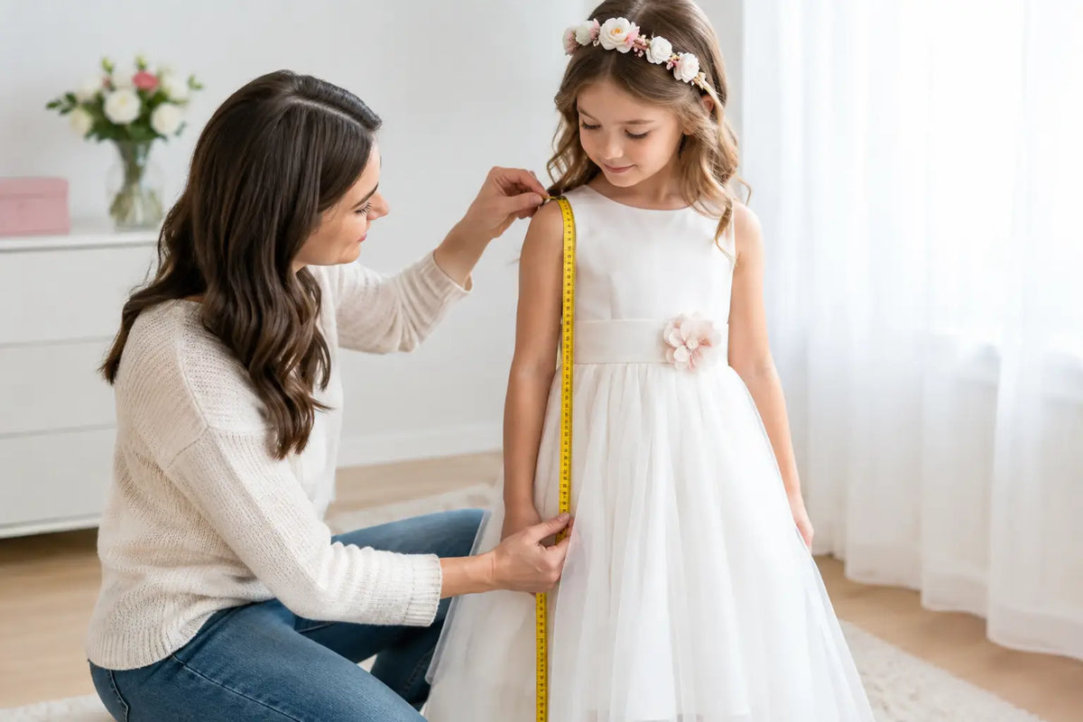 How to Measure Flower Girl Dresses at Home