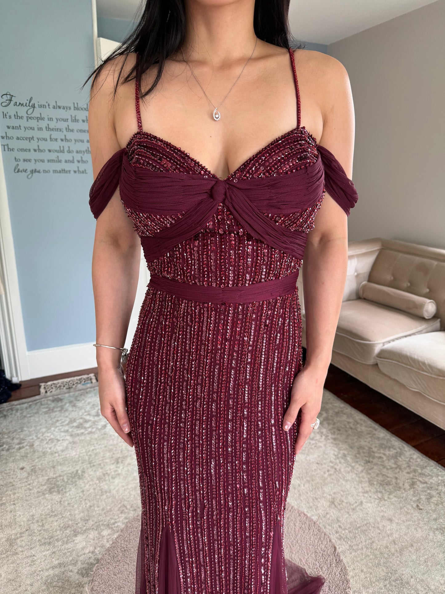 Basix Black Label D8932L Occasion Gown