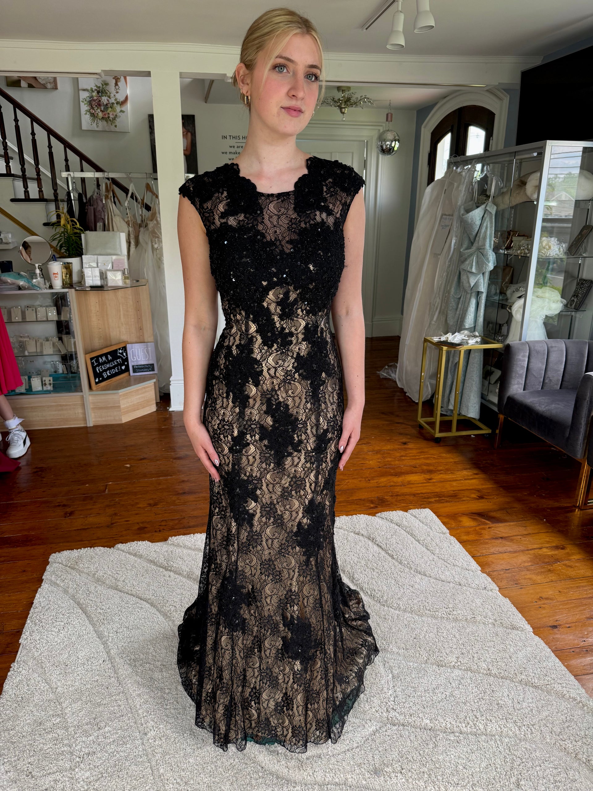 jw anderson crochet dress Womens Snowdrop Detail In Black Cor:Red swatchcolour_brown Features an off Wedding Festive - Look