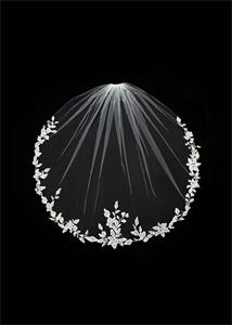 Calla Blanche Sunrise Veil V2106F - The Persnickety Bride