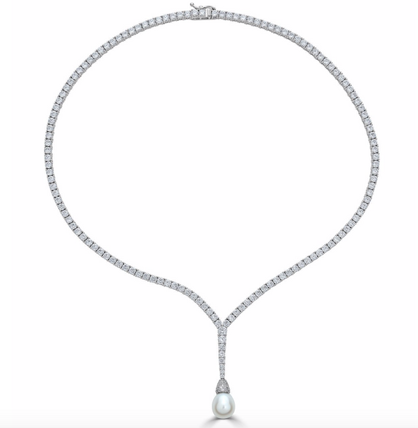 Duchess Pearl Drop Necklace- TLN1017