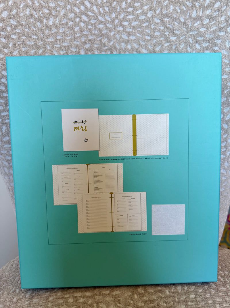 Kate Spade Miss To Mrs Bridal Planner