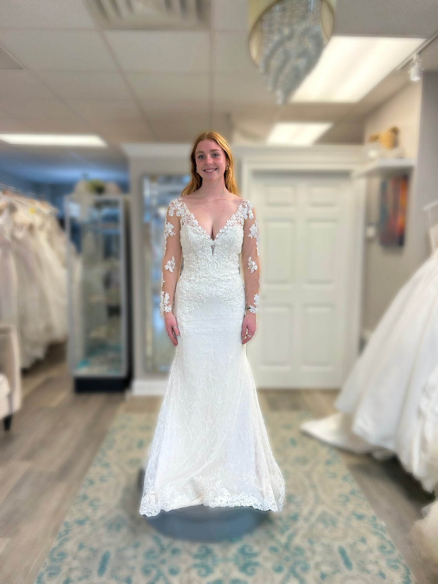 Lillian West 66129 Wedding Dress Sample Lillian West 66129 Wedding Dress Sample