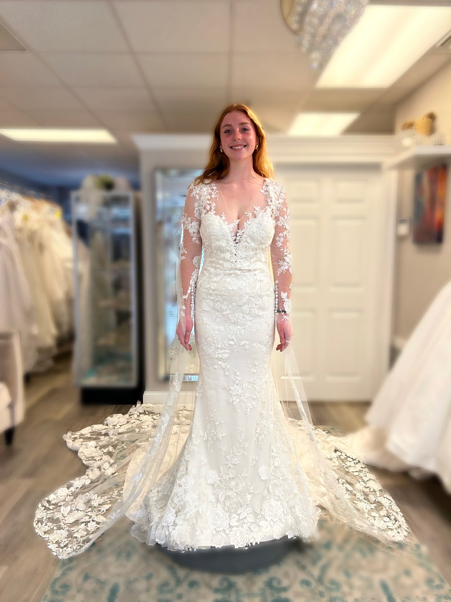 Atelier Pronovias 'HIBISCUS' Wedding Dress Sample The Persnickety Bride Atelier Pronovias 'HIBISCUS' Wedding Dress Sample The Persnickety Bride