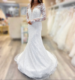 Monica Loretti 4242 Wedding Dress Sample