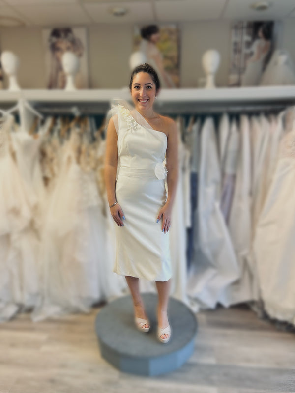 Terani Couture 2021C2619 Short Wedding Dress Sample