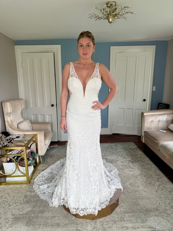 Lillian West 66241 Wedding Dress Sample