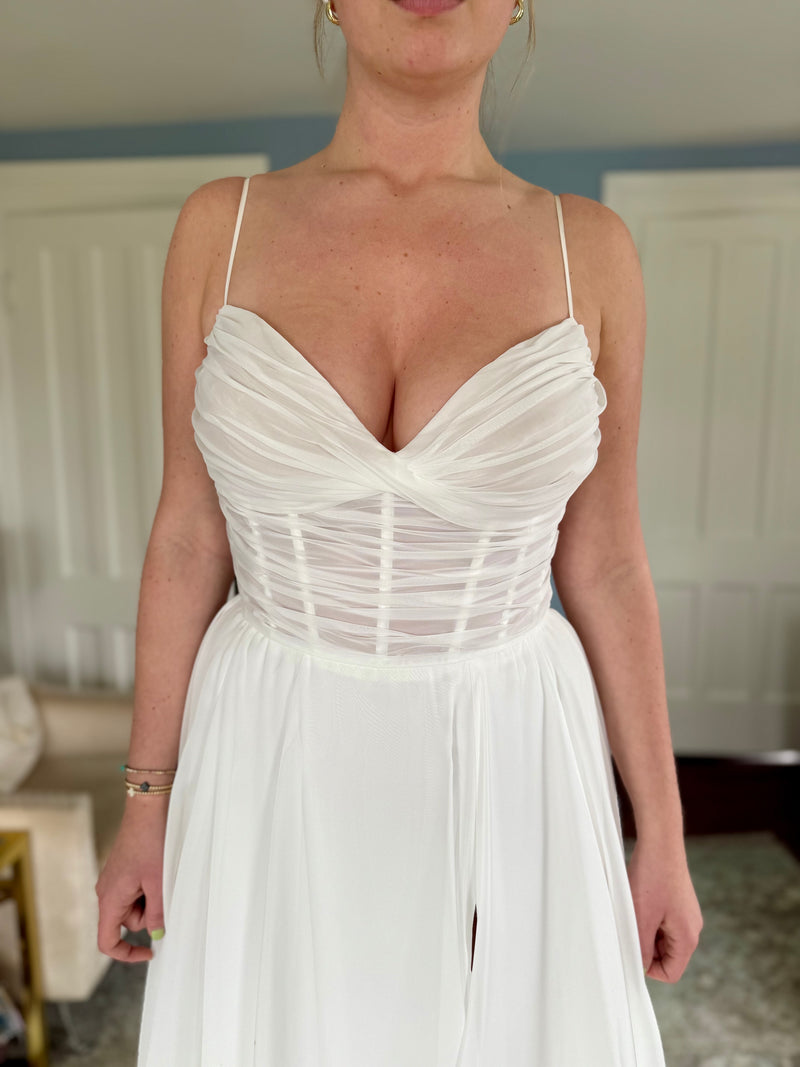 Paloma Blanca 5028 Wedding Dress Sample