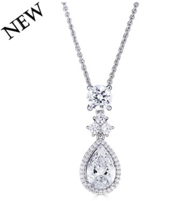 Hollywood Halo Teardrop Pendant- TLP5013