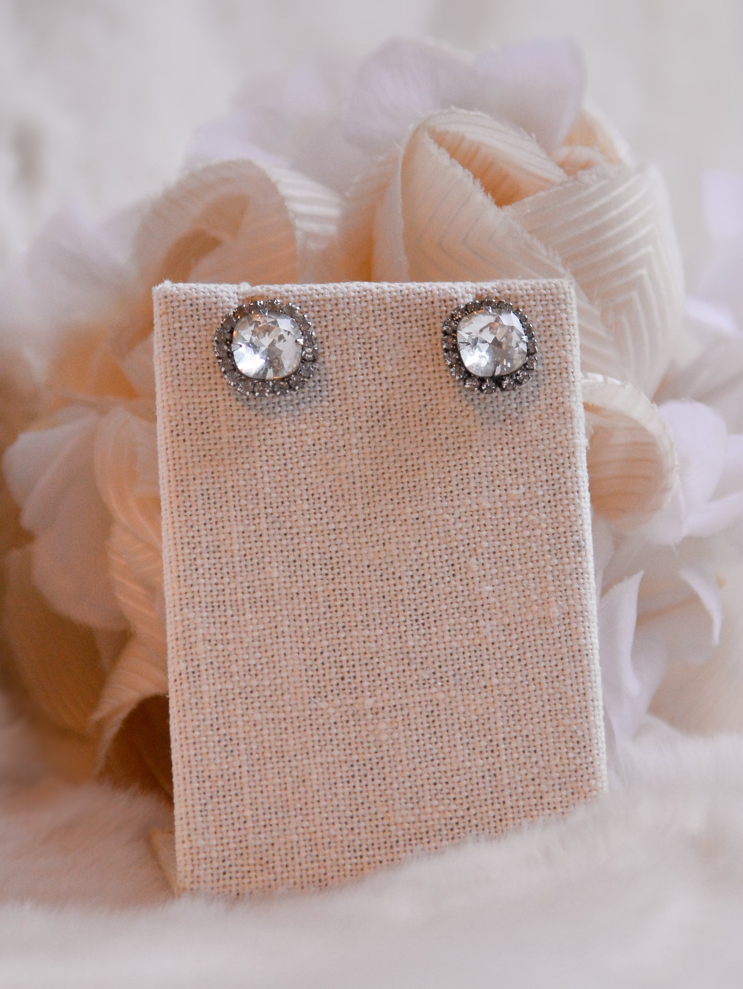 Vintage Gemstone Stud Earrings - The Persnickety Bride