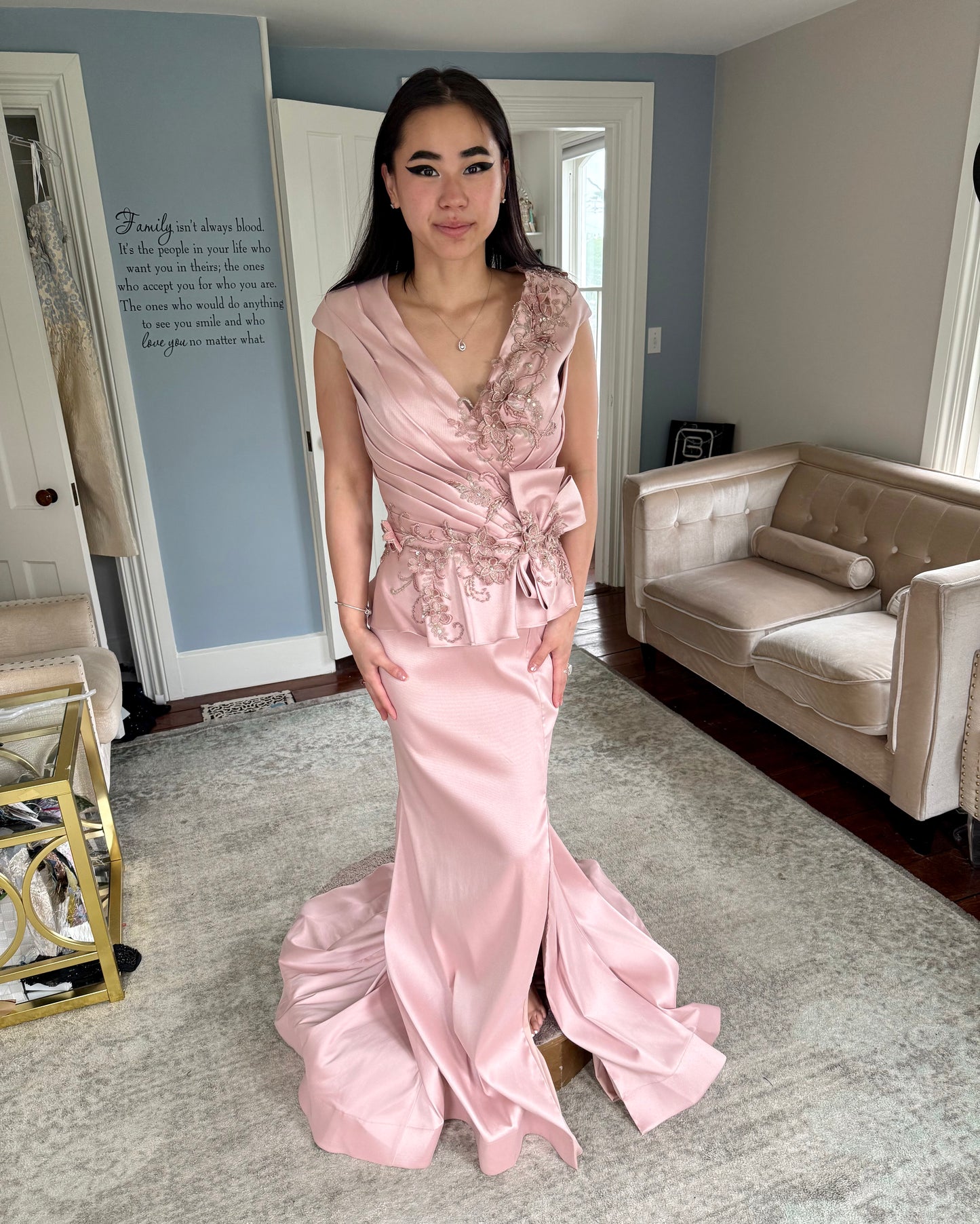 terani couture pink dress Terani Couture 251M4062 Dress blush / 8