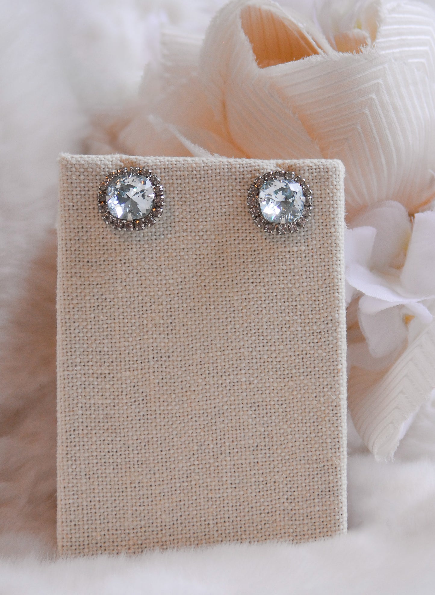 Vintage Gemstone Stud Earrings - The Persnickety Bride