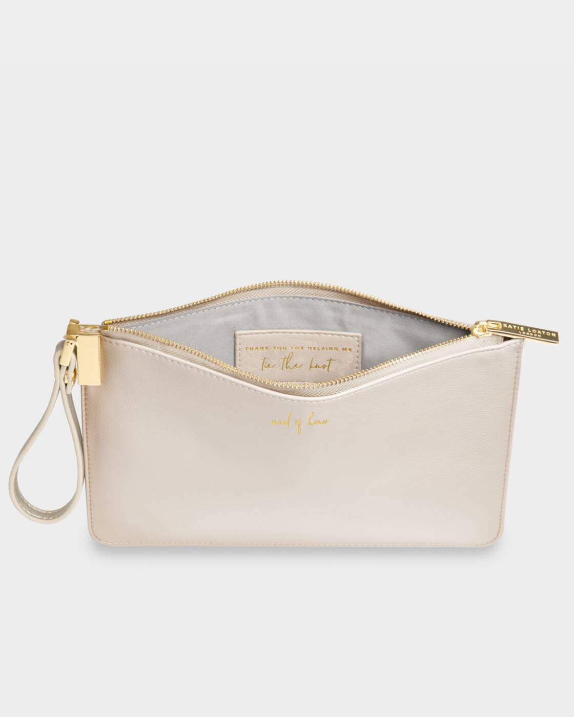 Katie Loxton Maid of Honor "Thank You For Helping Us Tie The Knot" Pouch - The Persnickety Bride
