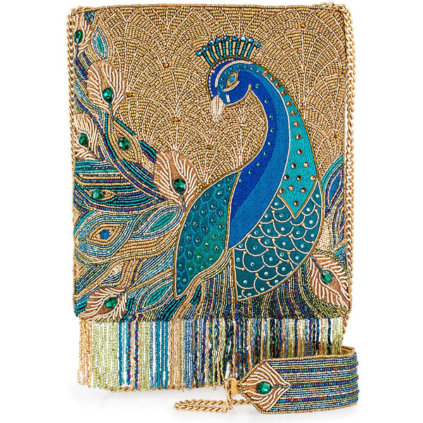 Peacock Feathers Crossbody Handbag