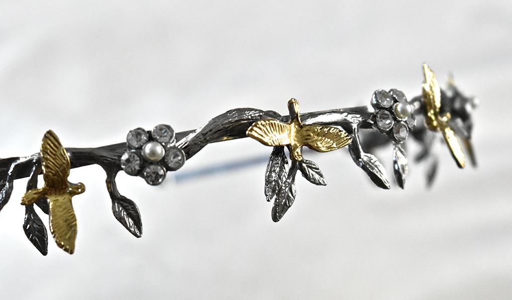 Bird & Vine Headband - The Persnickety Bride