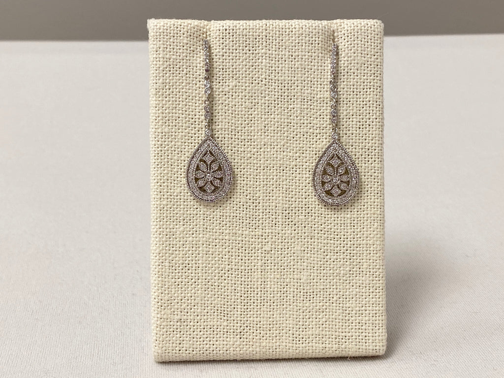 Blissful Crystal Earrings - The Persnickety Bride