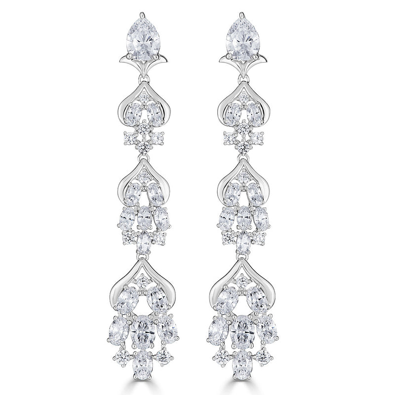 Empire Chandelier Earrings - The Persnickety Bride