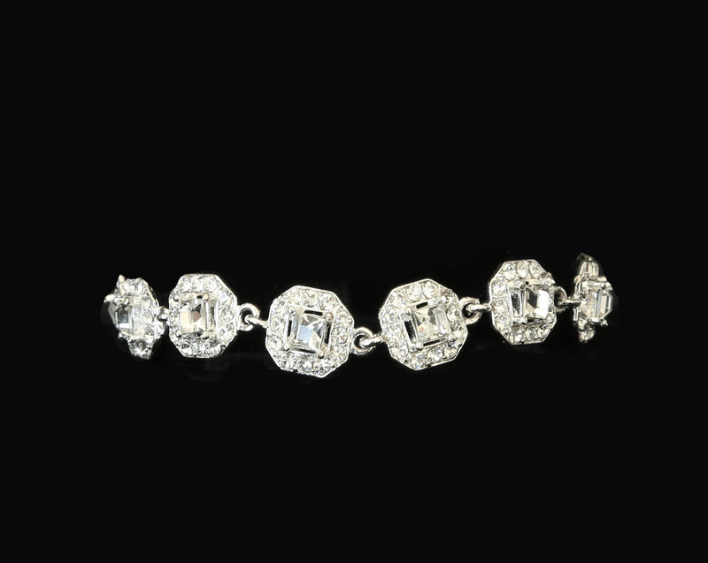 Crystal Simplicity Bracelet - The Persnickety Bride