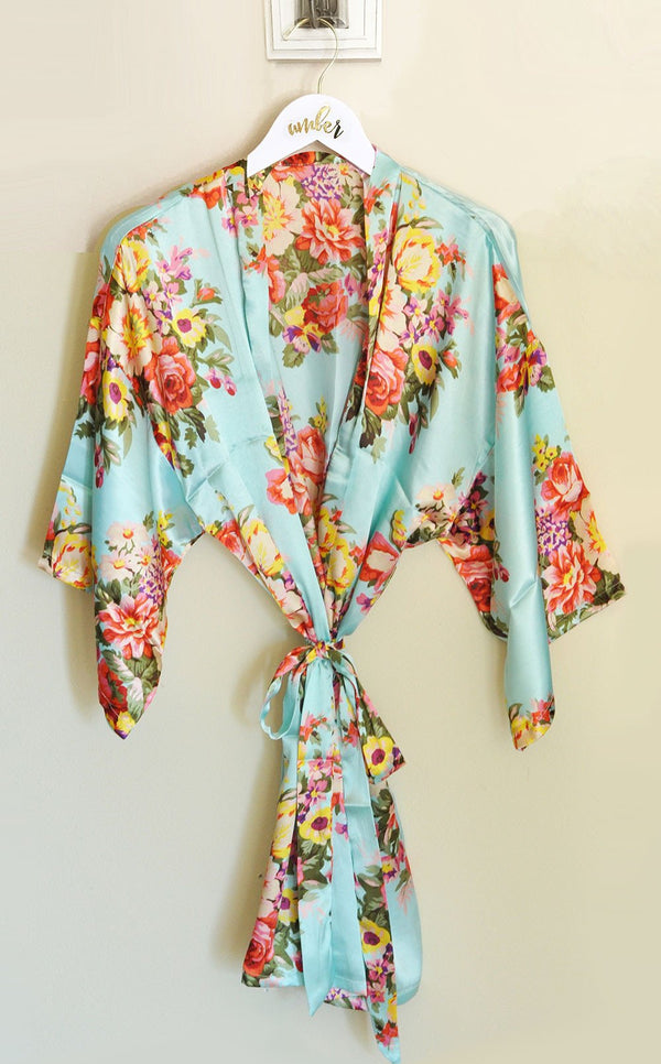 Floral Robe - The Persnickety Bride