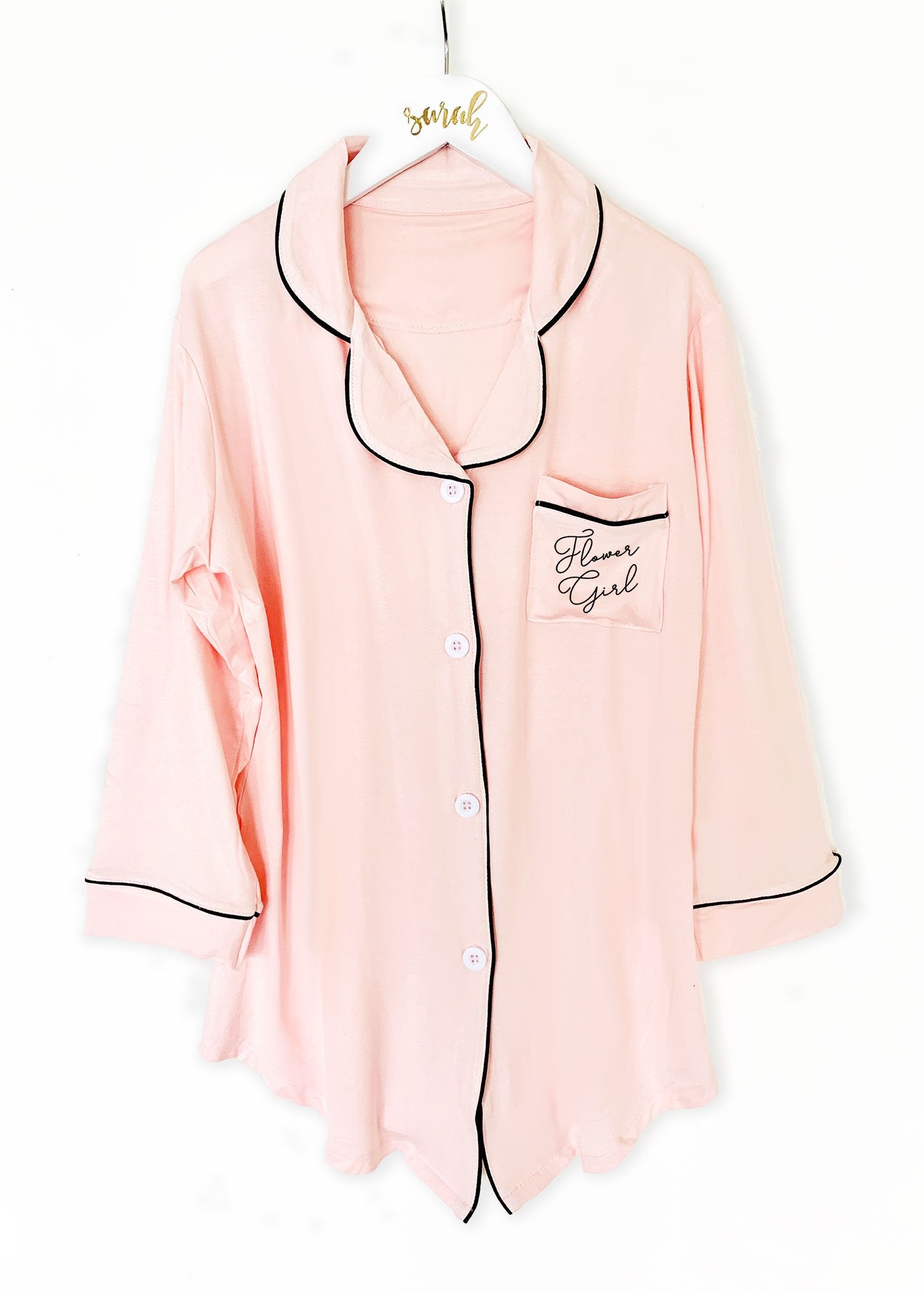 Flower Girl Sleep Shirt - The Persnickety Bride