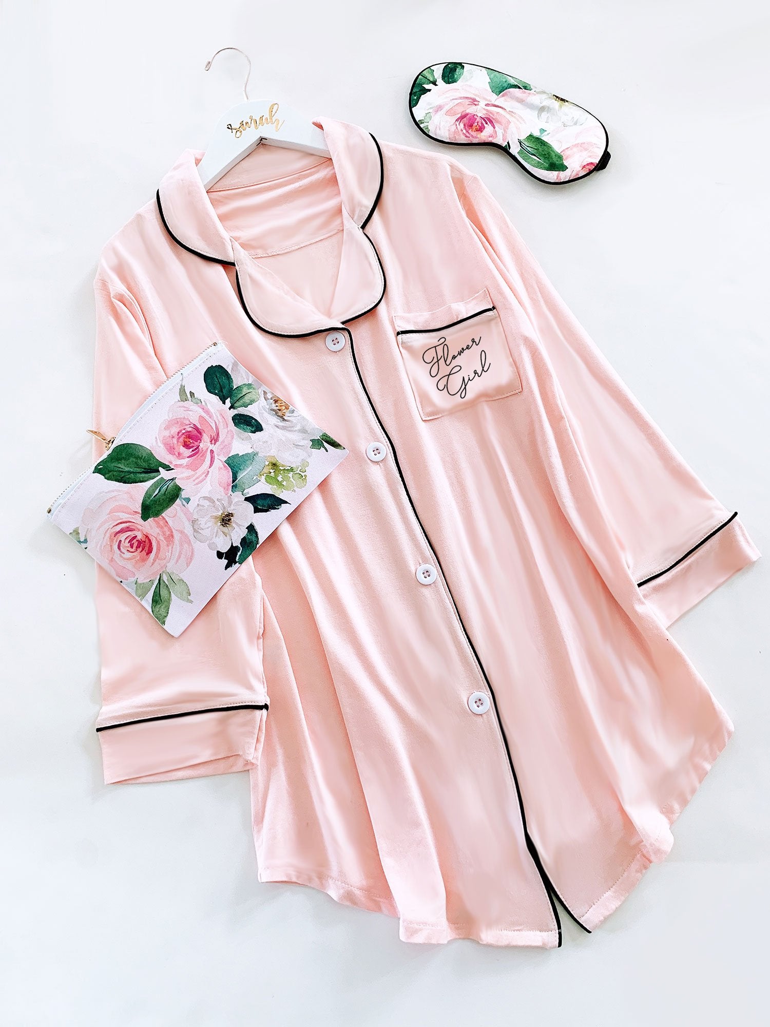Flower Girl Sleep Shirt - The Persnickety Bride