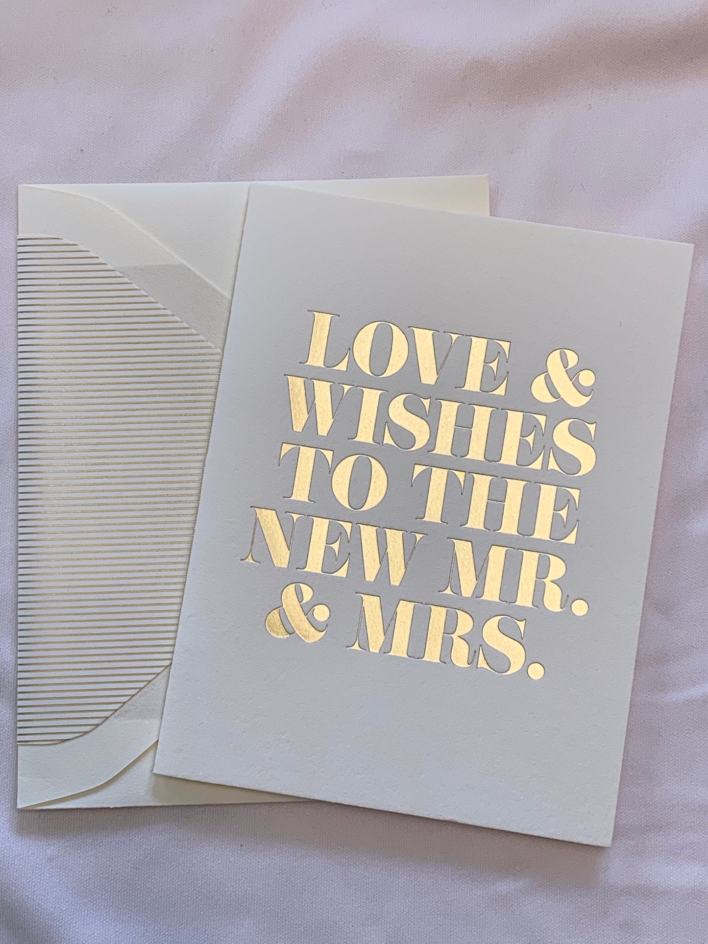 Love and Wishes Greeting Card - The Persnickety Bride