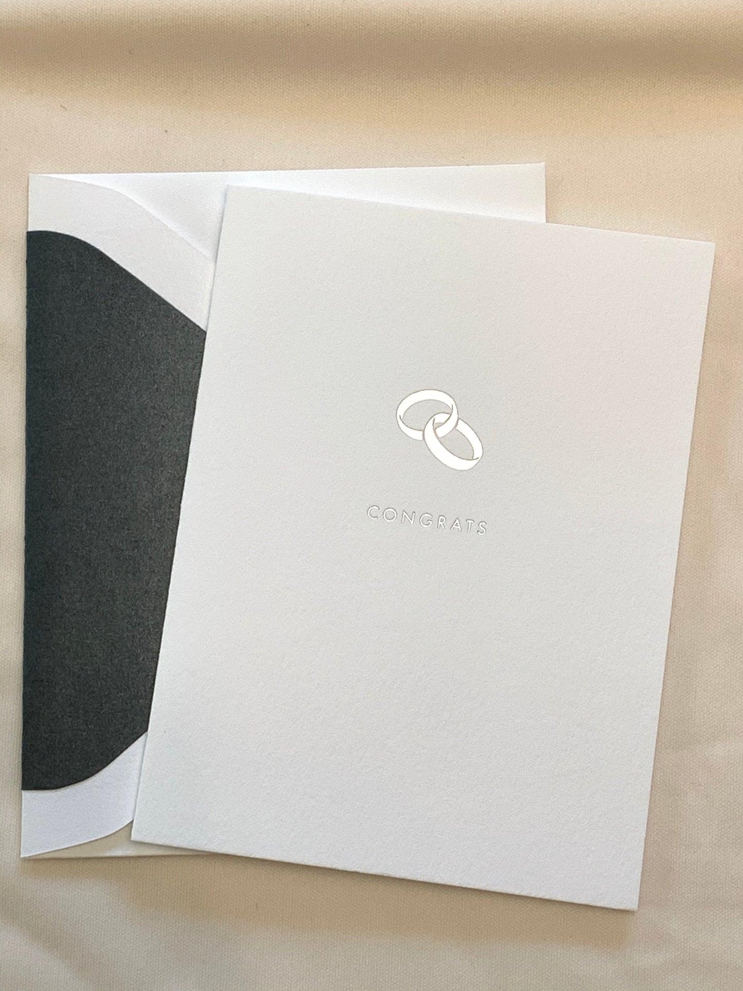 Wedding Rings Greeting Card - The Persnickety Bride