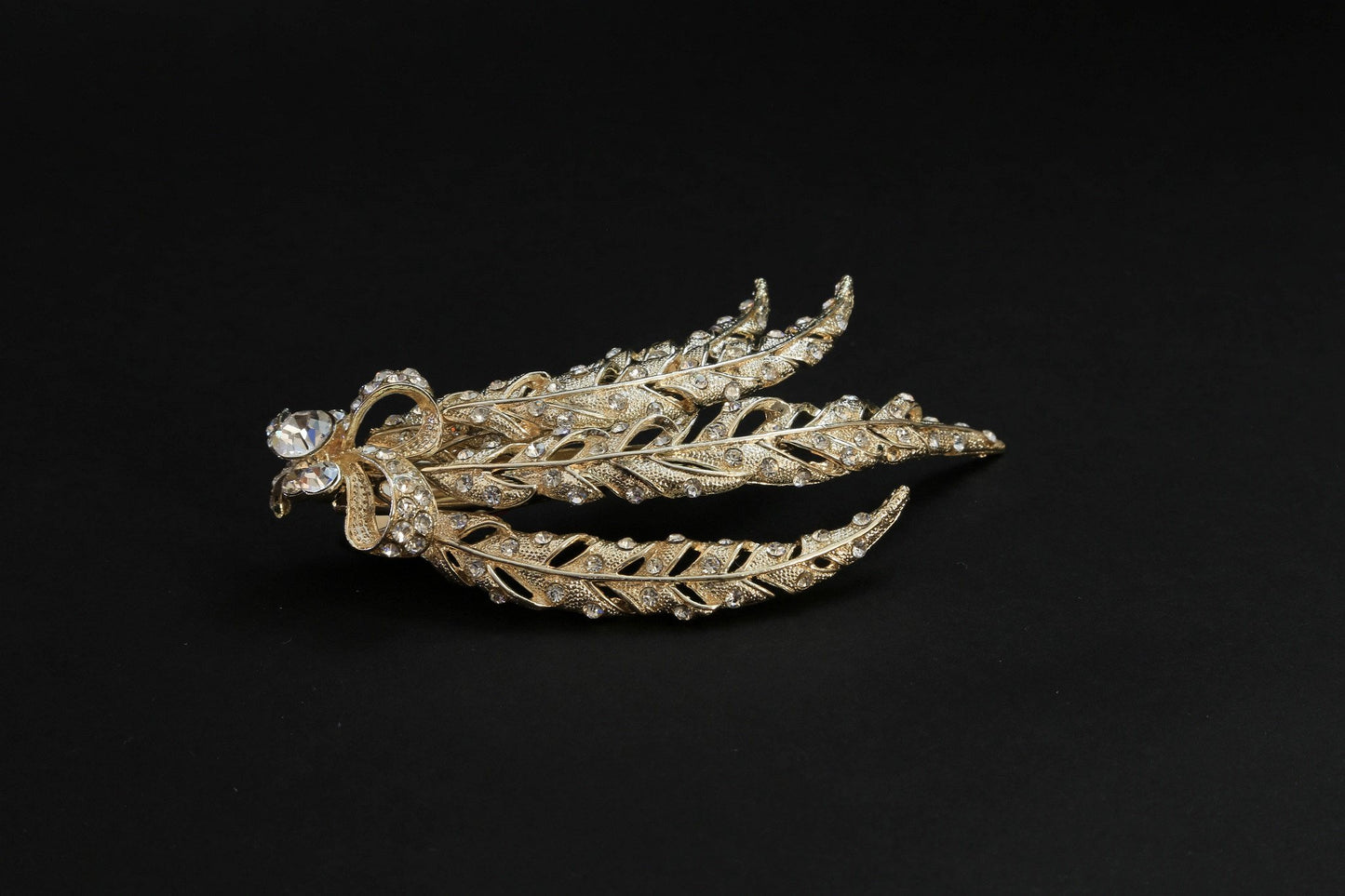Golden Feathers Headpiece - The Persnickety Bride