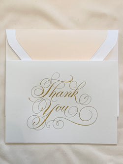 Unconditionally: Thank You Folded Notes - The Persnickety Bride