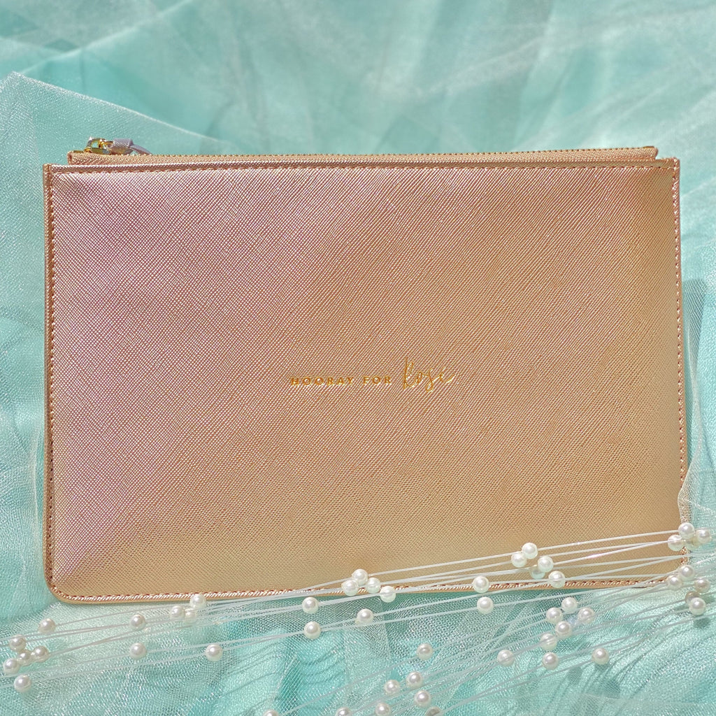 Katie loxton rose gold clutch discount