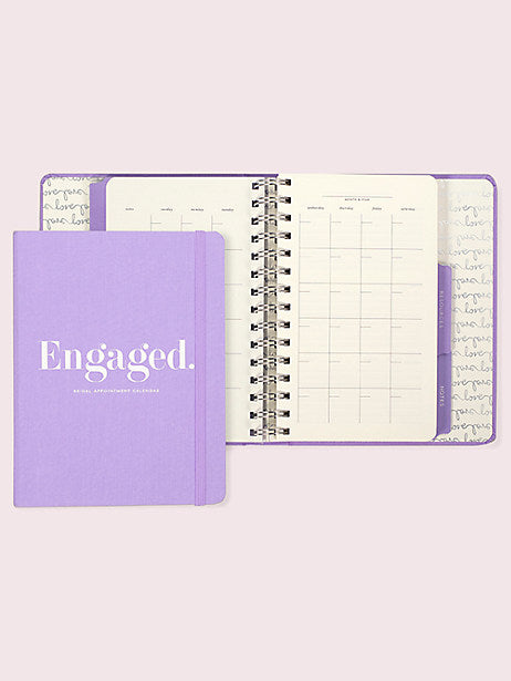 Kate Spade New York Engaged Bridal Appointment Calendar - The Persnickety Bride