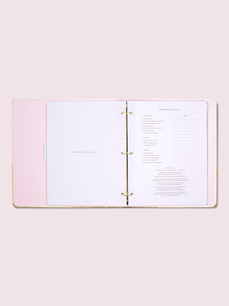 Kate Spade New York I Do Bridal Planner - The Persnickety Bride
