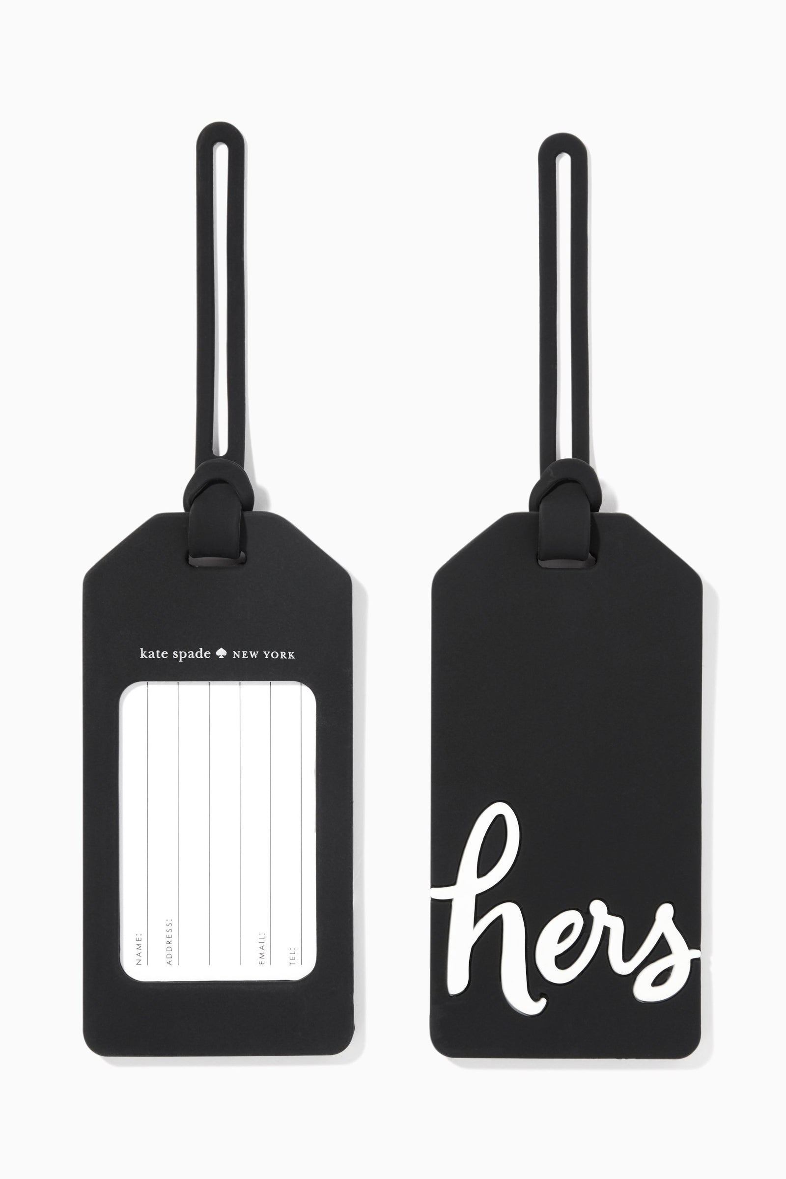 Kate spade bag tag discount