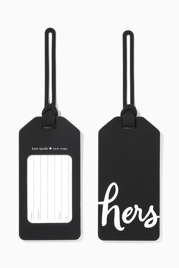 Kate Spade New York Two of a Kind Luggage Tags - The Persnickety Bride