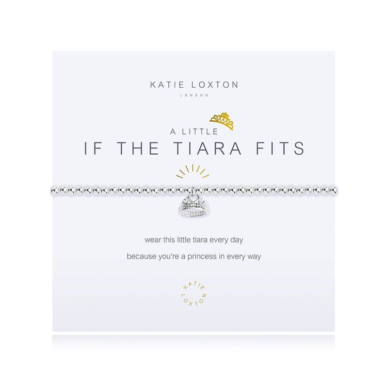 Katie Loxton IF THE TIARA FITS BRACELET - The Persnickety Bride