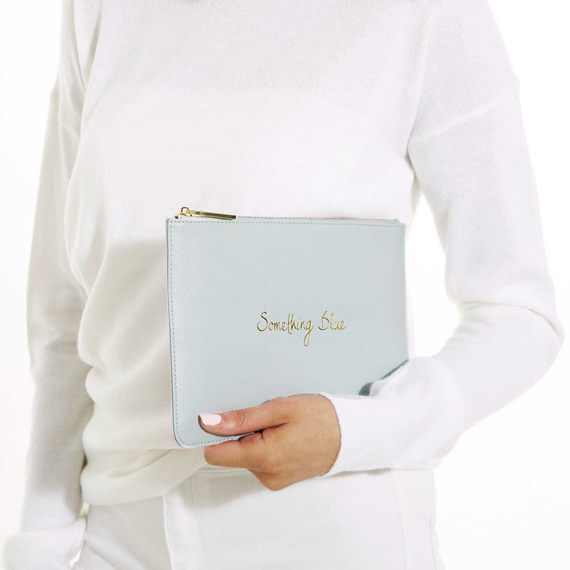 Katie Loxton SOMETHING BLUE PERFECT POUCH - The Persnickety Bride