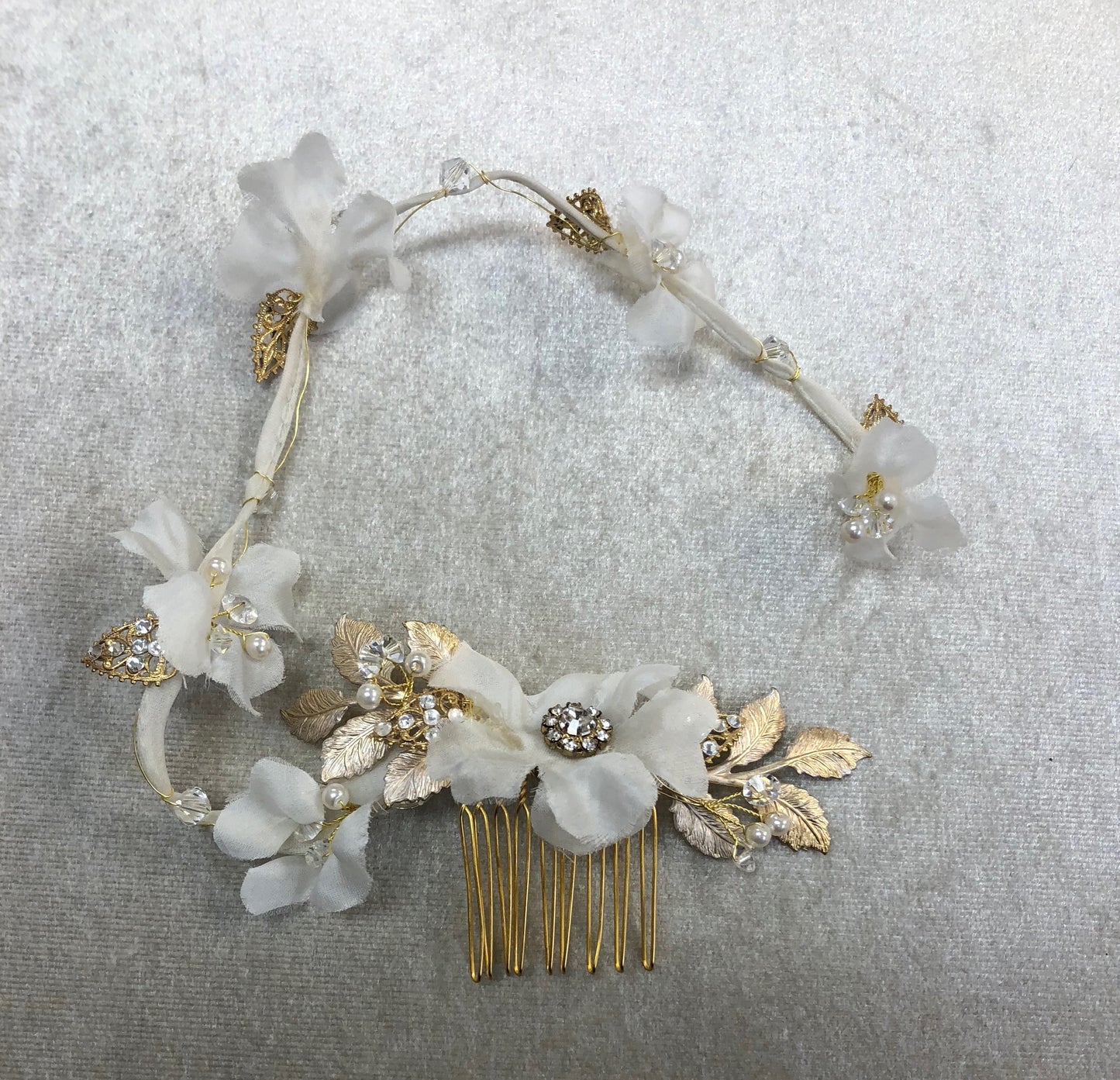 Filigree Leaves Hairvine - The Persnickety Bride