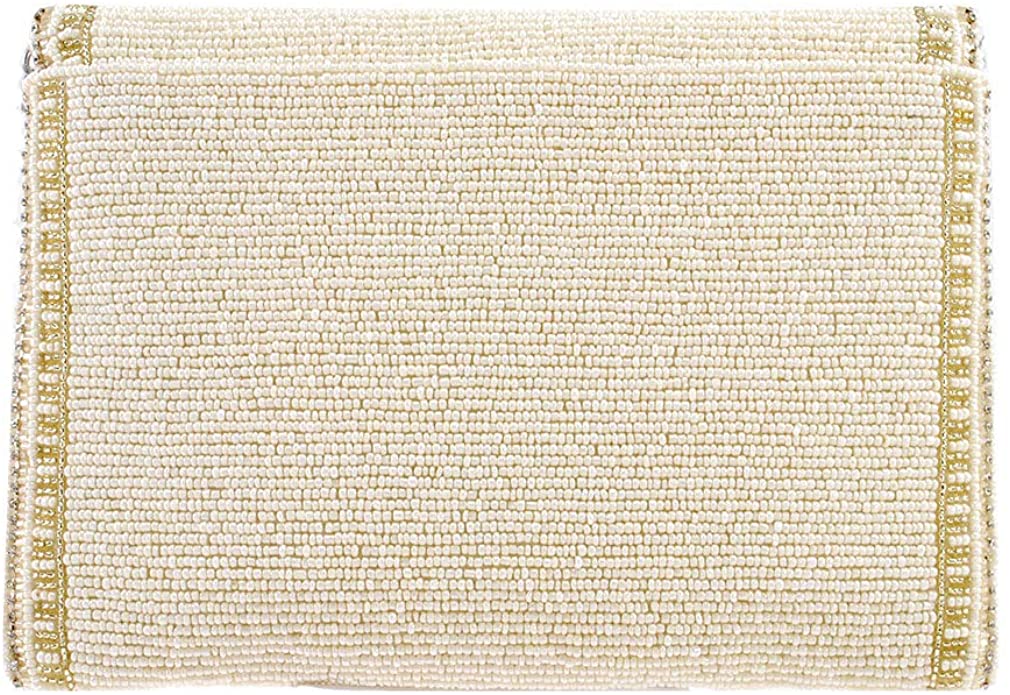 Champagne Taste Beaded Embroidered Handbag - The Persnickety Bride