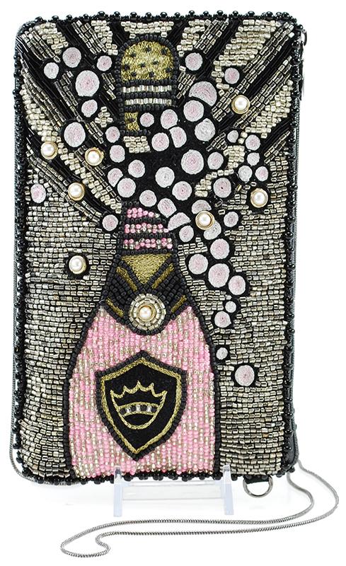 Come to the Party Beaded Embroidered Phone Bag - The Persnickety Bride