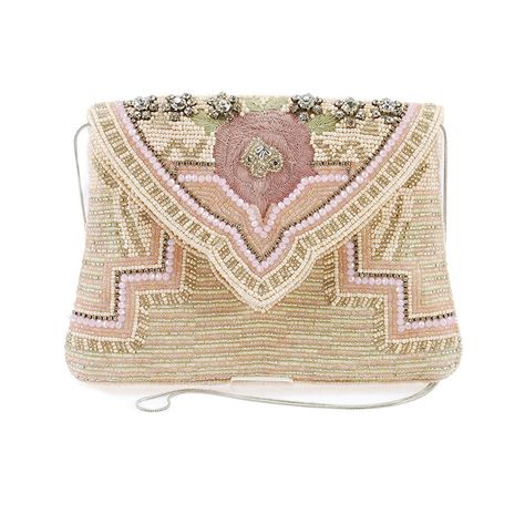 Floral Enchantment Beaded Embroidered Handbag - The Persnickety Bride