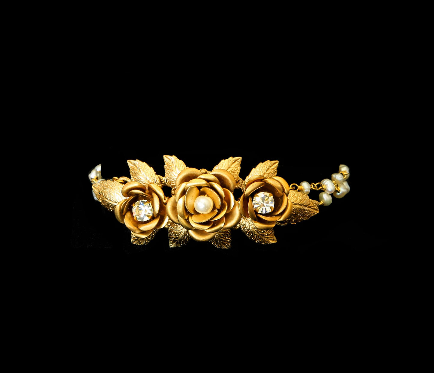 Vintage Rose Bracelet - The Persnickety Bride