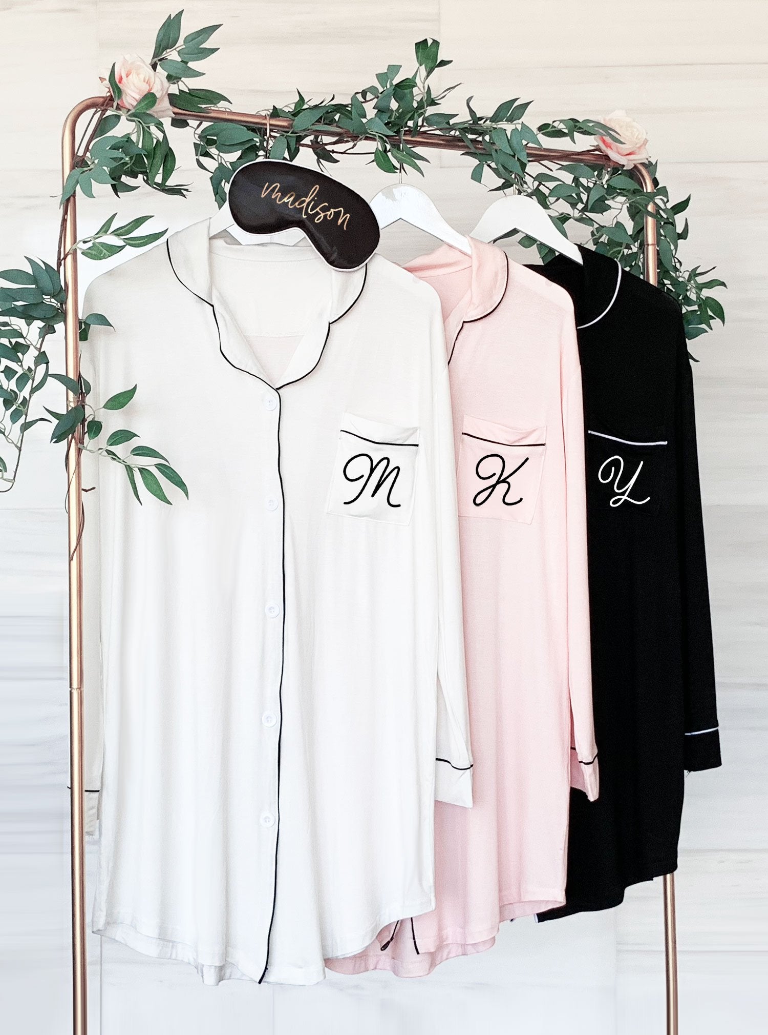 Monogram Sleep Shirt - The Persnickety Bride