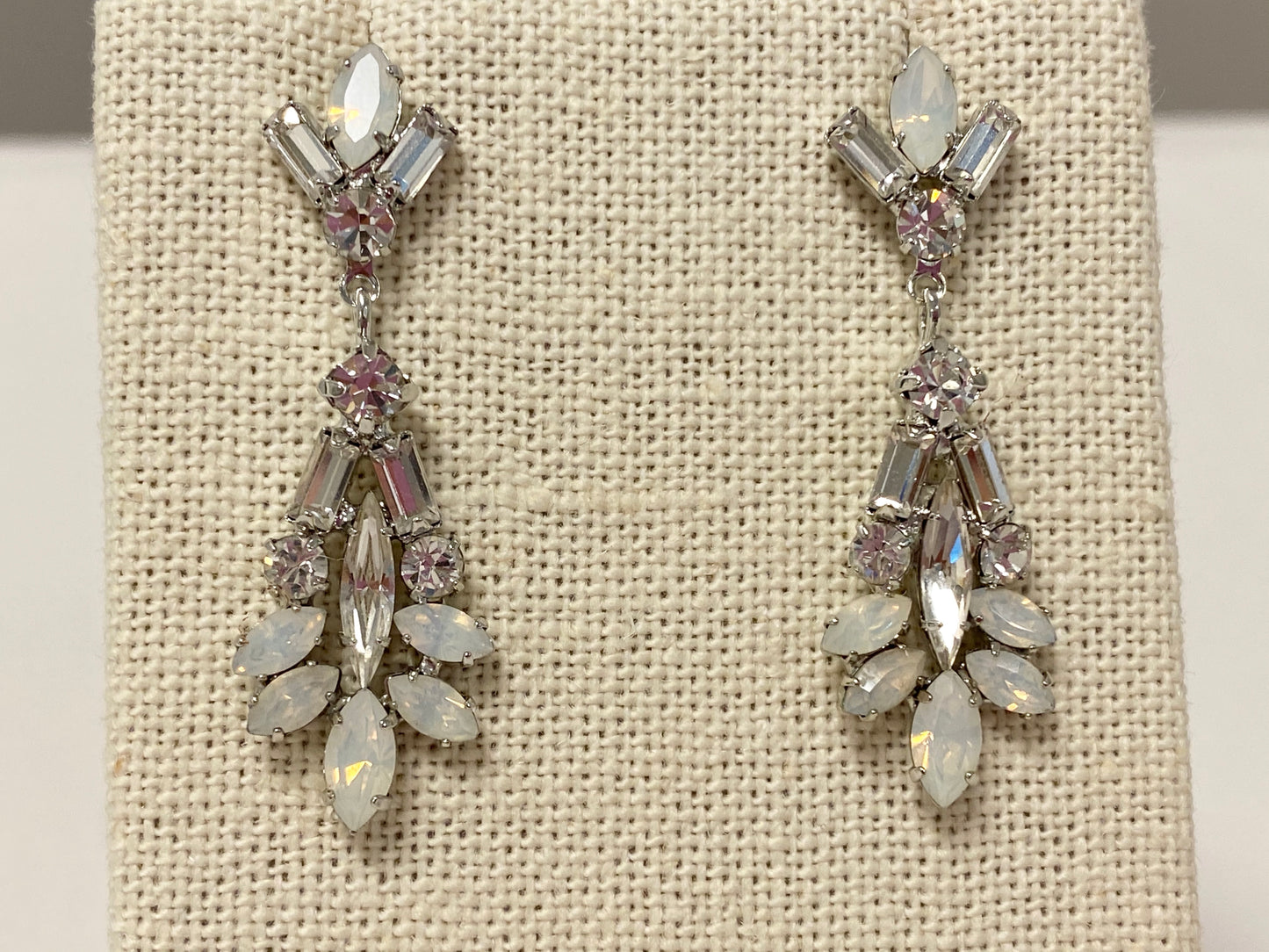 Opal long earrings - The Persnickety Bride