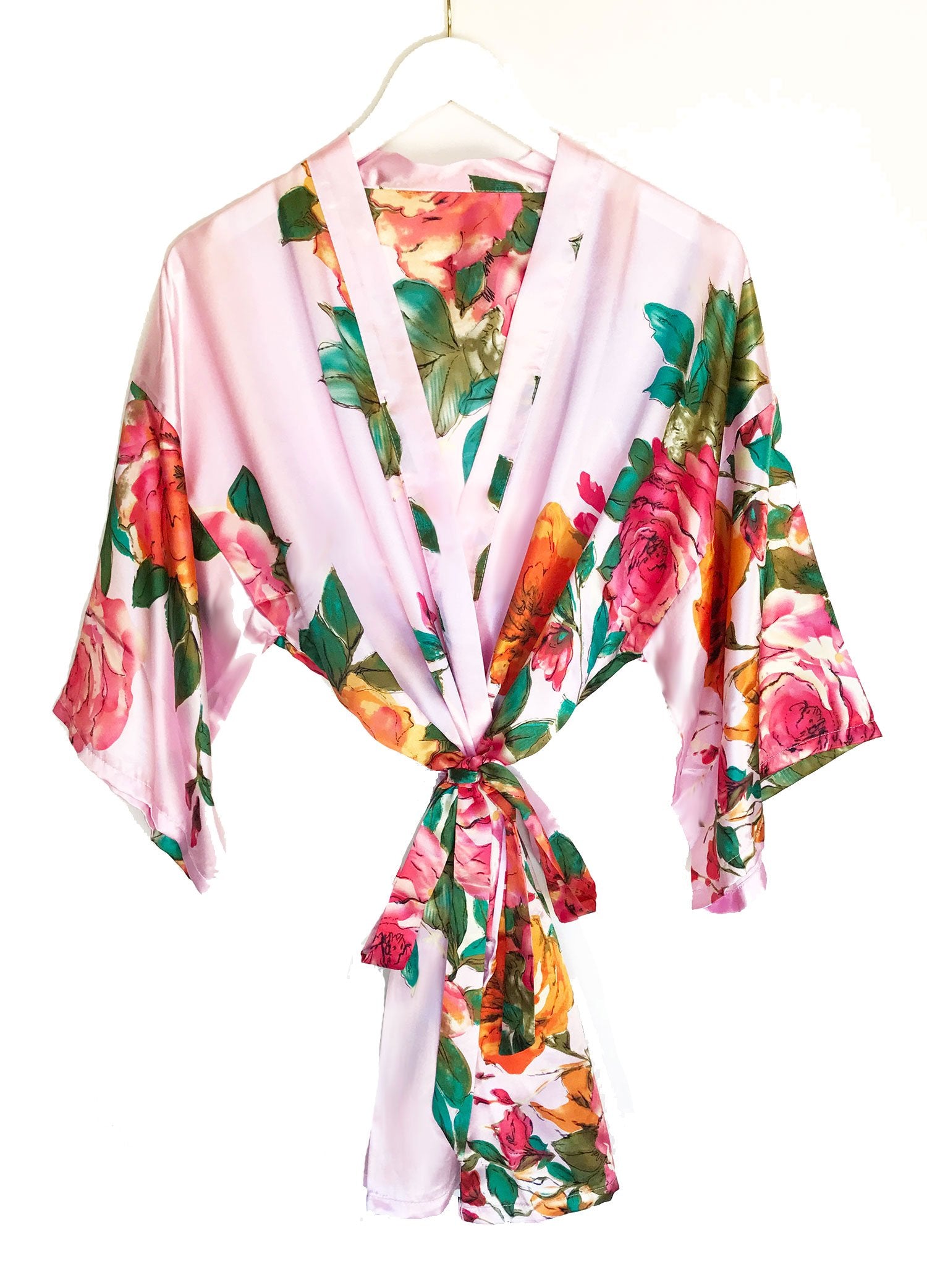 Watercolor Floral Robes - The Persnickety Bride